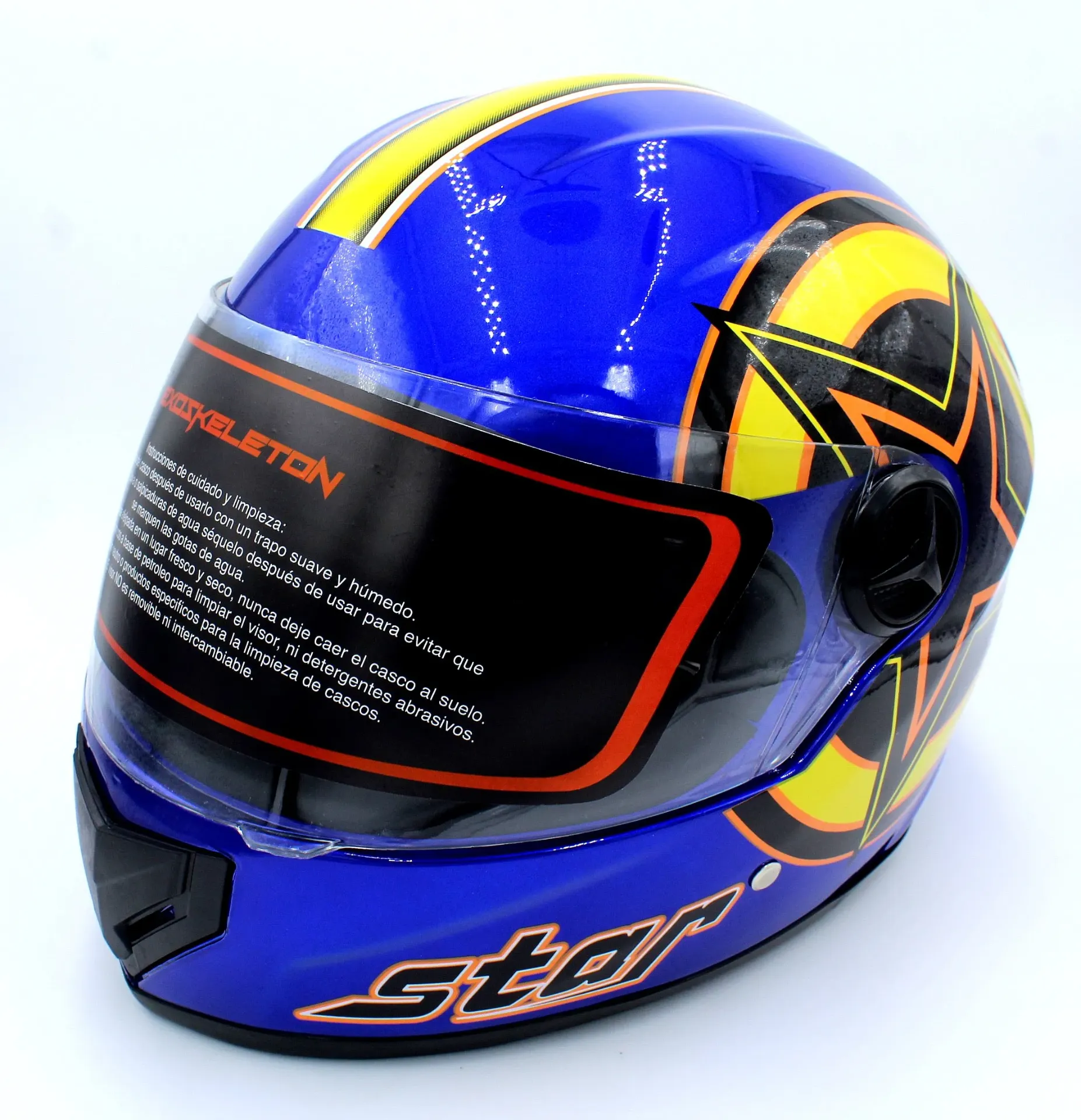 [QLINK] CASCO CERRADO ESTRELLA (AZUL)