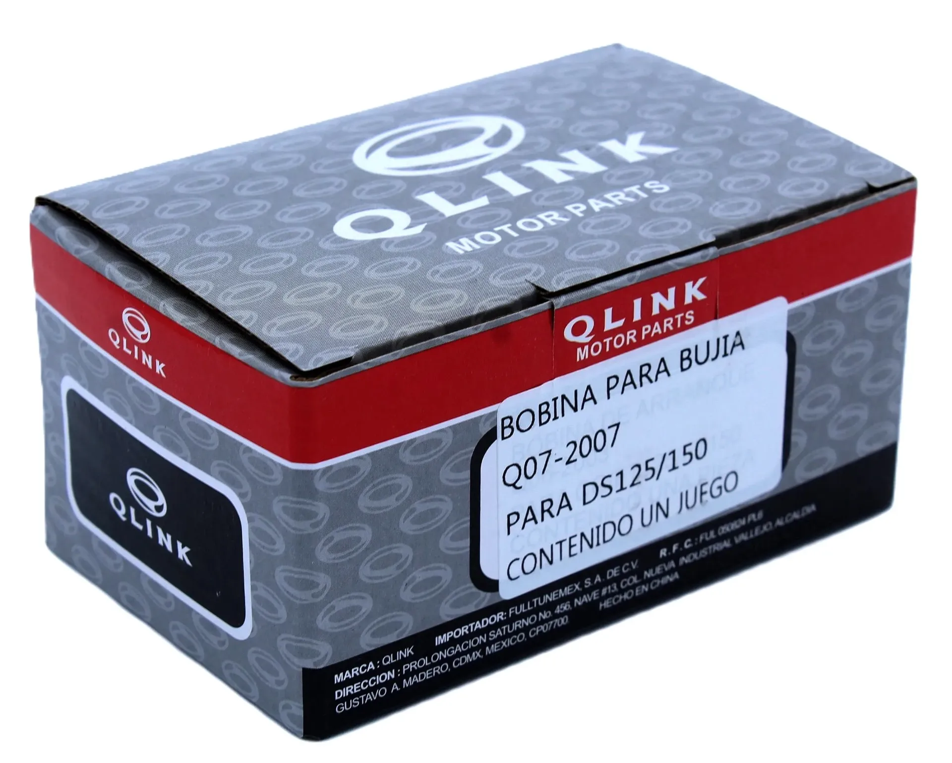 [Q07-2007] [QLINK] BOBINA DE IGNICION CS 125, DS 125, DS 150, WS 150, GS 150