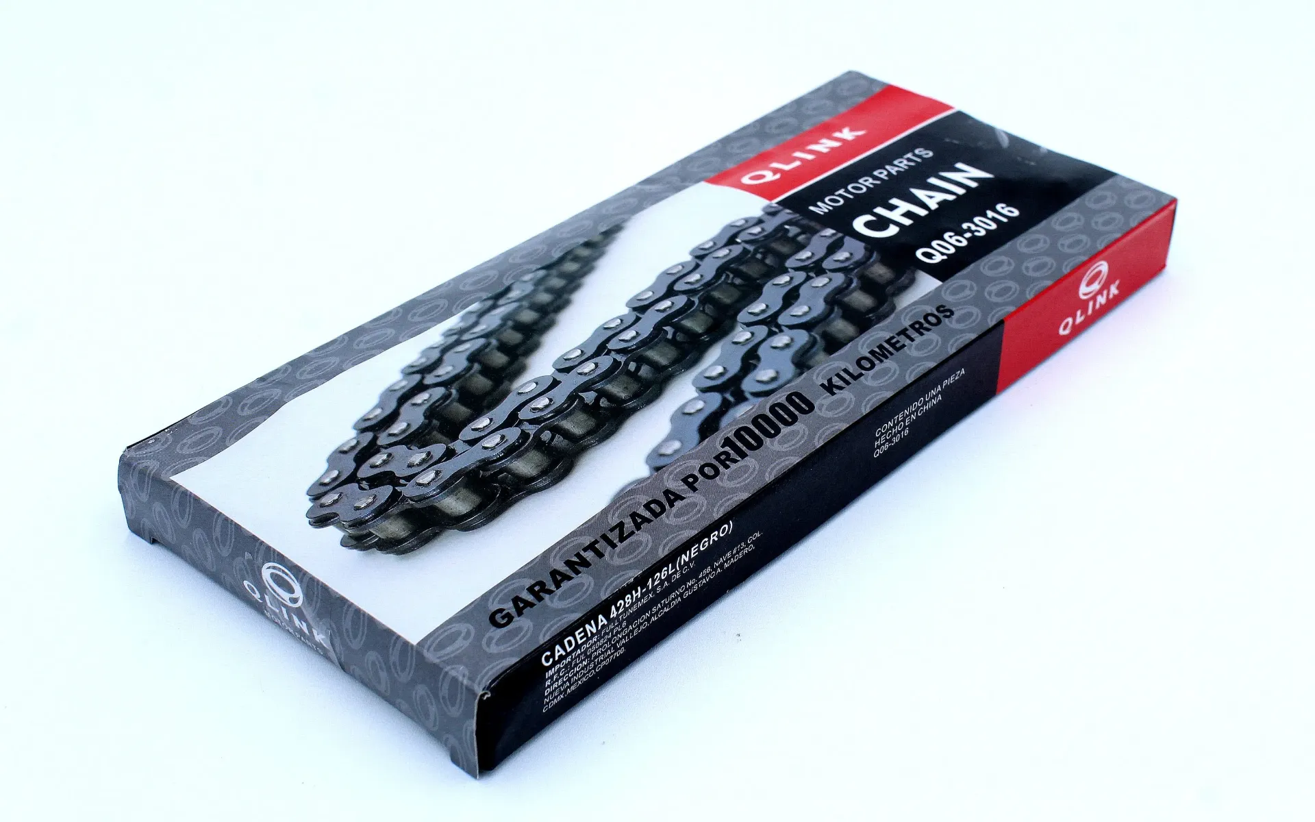 [Q06-3016] [QLINK] CADENA 428H X 126 NEGRA