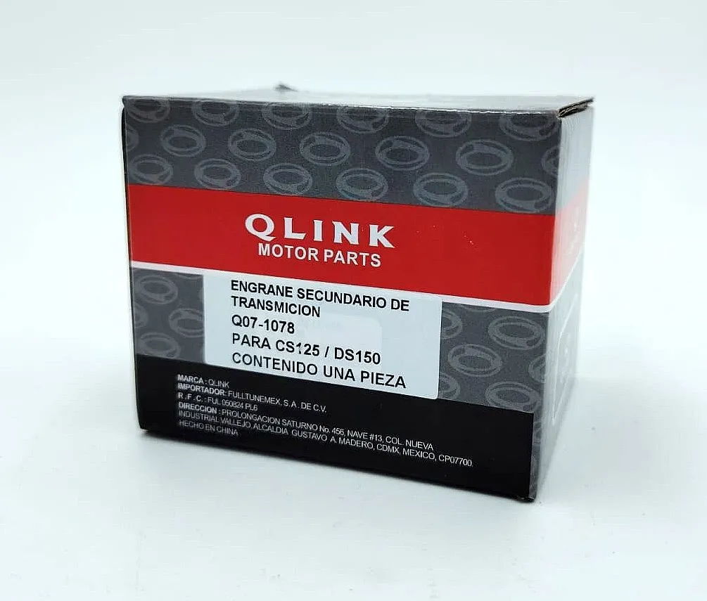[Q07-1078] [QLINK] ENGRANE SECUNDARIO DE TRANSMISION DS, WS, CS, GTS