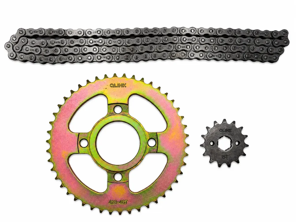 [QLINK] KIT DE SPROCKET 428 H-136 L 46 T/ 15 T DM 200