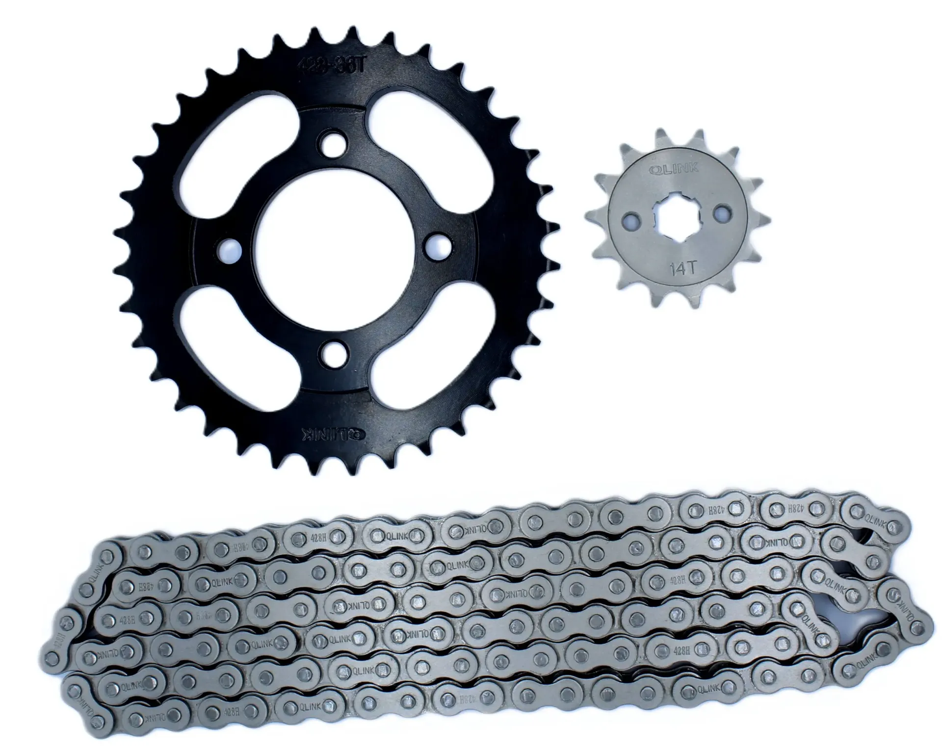 [QLINK] KIT DE SPROCKET 428 H-132 L 46 T/ 15 T EX 200