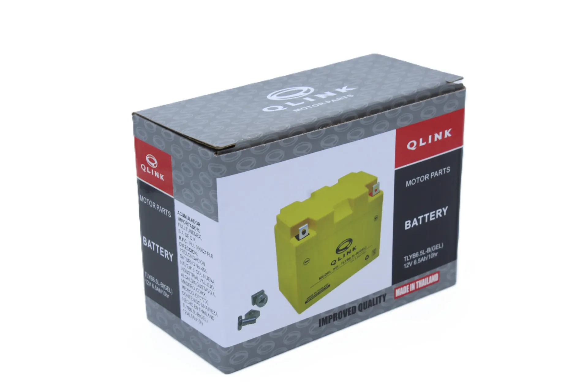 [TLYB6.5L-B(GEL)] [QLINK] BATERIA YB6.5L-B GEL