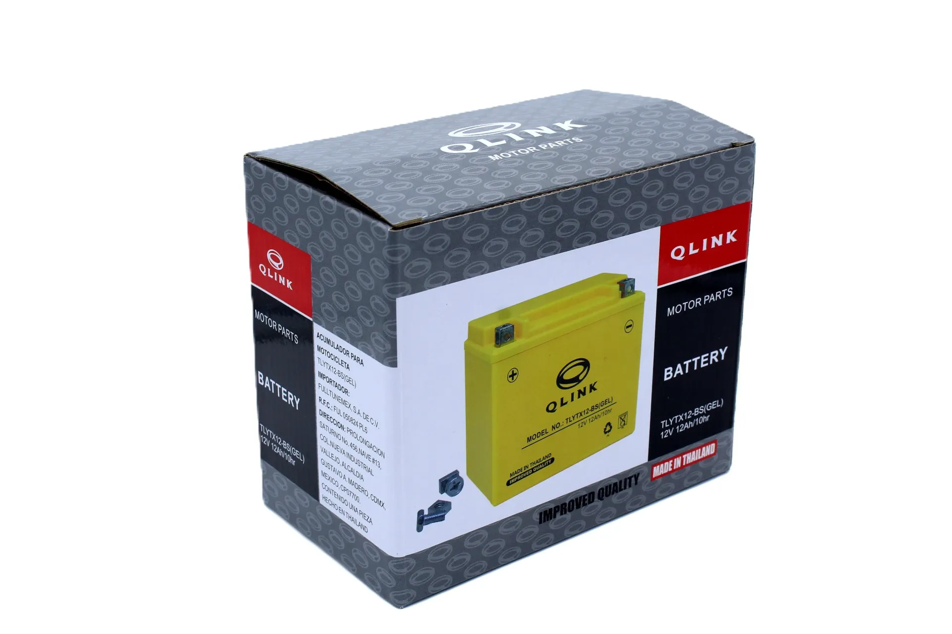 [TLYTX12-BS(GEL)] [QLINK] BATERIA YTX12-BS GEL