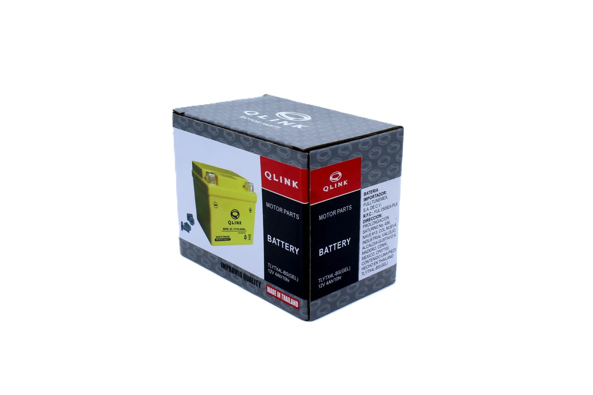 [TLYTX4L-BS(GEL)] [QLINK] BATERIA YTX4L-BS GEL