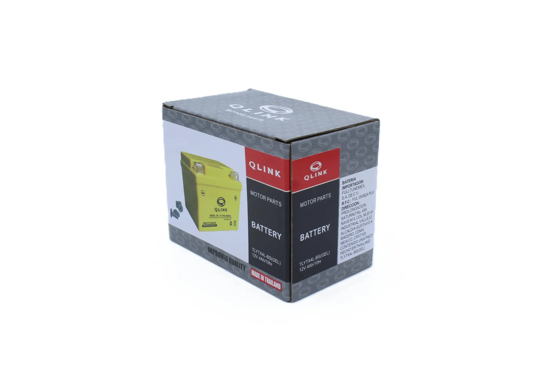 [TLYTX4L-BS(GEL)] [QLINK] BATERIA YTX4L-BS GEL