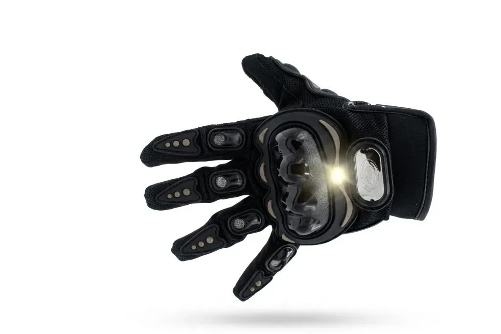 [QLINK] GUANTES DE PISTA NEGRO (L)