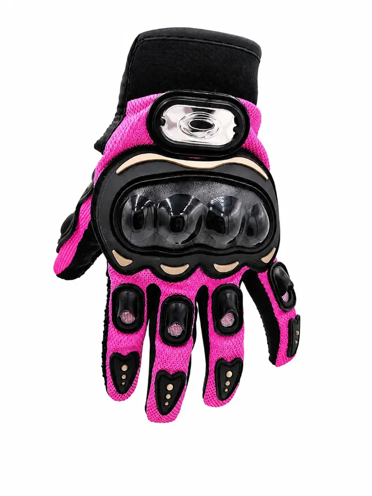 [QLINK] GUANTES DE PISTA ROSA